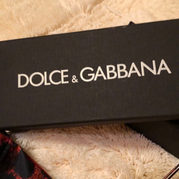 Dolce & Gabbana red leopard print glasses - Picture 6 of 8